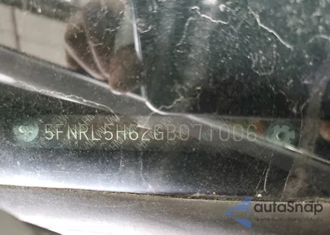 2016 Honda Odyssey Exl из США, поврежденный, VIN 5FNRL5H62GB071006